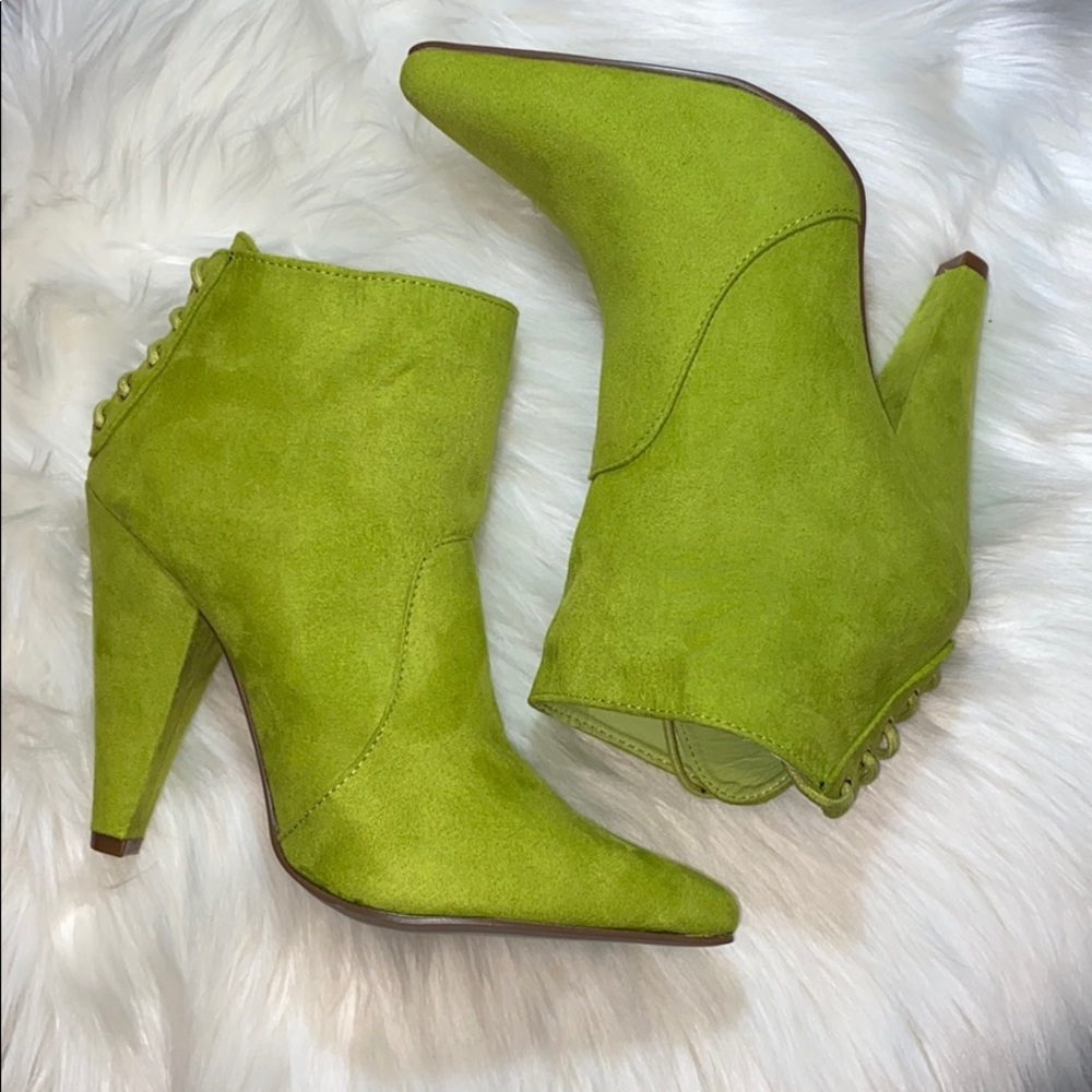 💚💚Very Kool Shoedazzle Gemini Lime Bootie💚💚